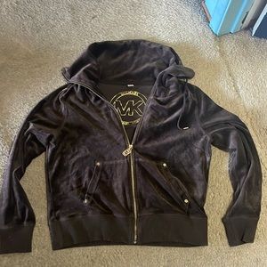 Selling authentic Michael Kors velvet cropped jacket!